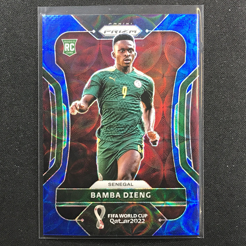 2022 Prizm Fifa World Cup Qatar Bamba Dieng Rookie Choice Blue 103/135