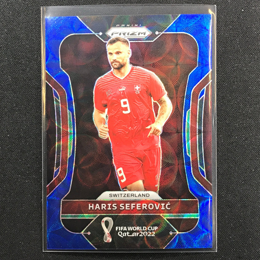 2022 Prizm Fifa World Cup Qatar Haris Seferovic Choice Blue 55/135