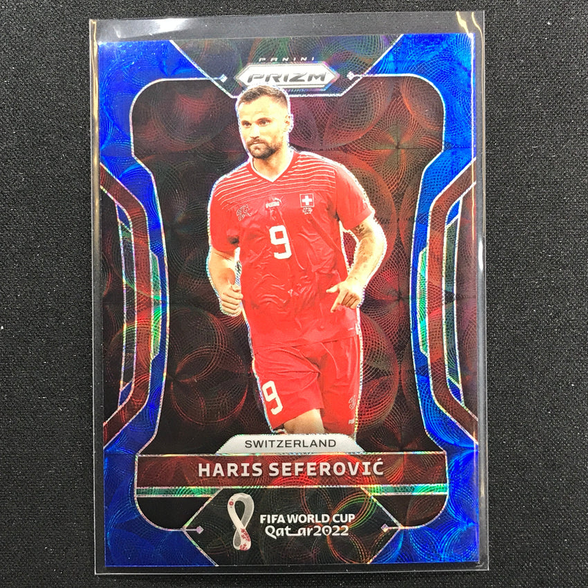 2022 Prizm Fifa World Cup Qatar Haris Seferovic Choice Blue 59/135