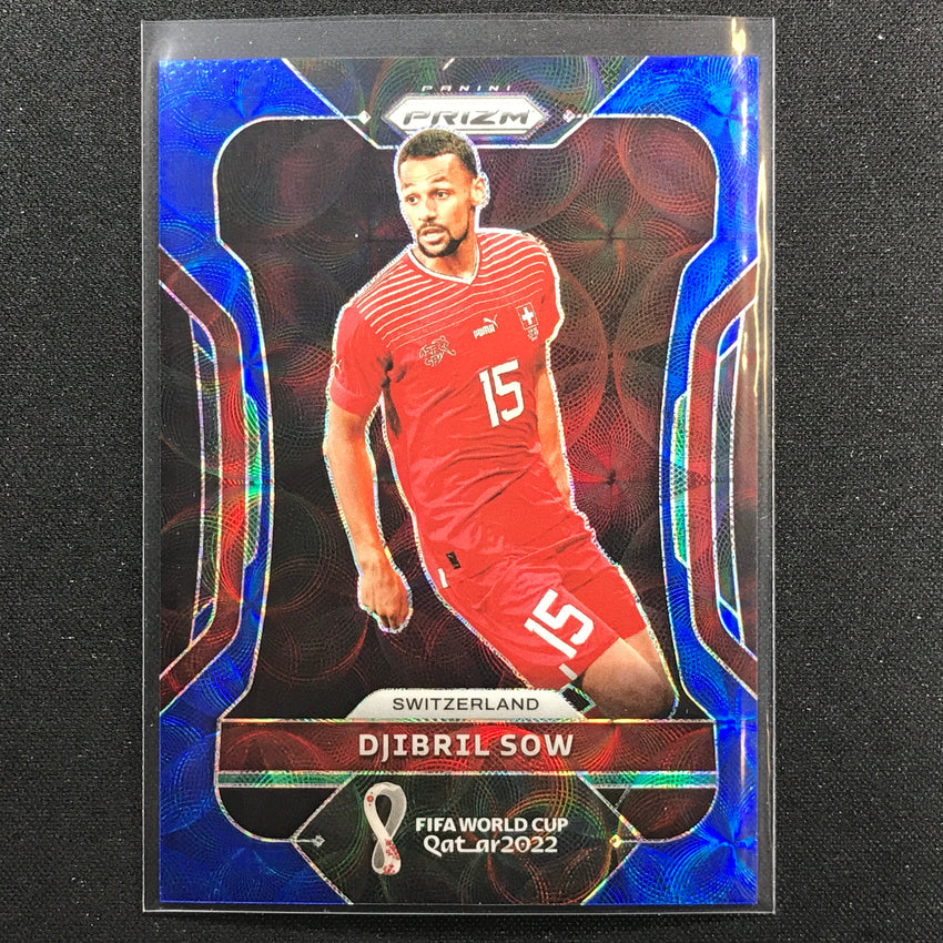 2022 Prizm Fifa World Cup Qatar Djibril Sow Choice Blue 122/135