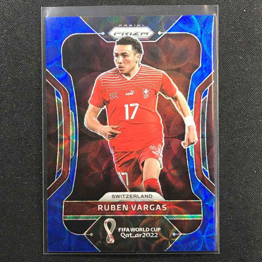 2022 Prizm Fifa World Cup Qatar Ruben Vargas Choice Blue 128/135