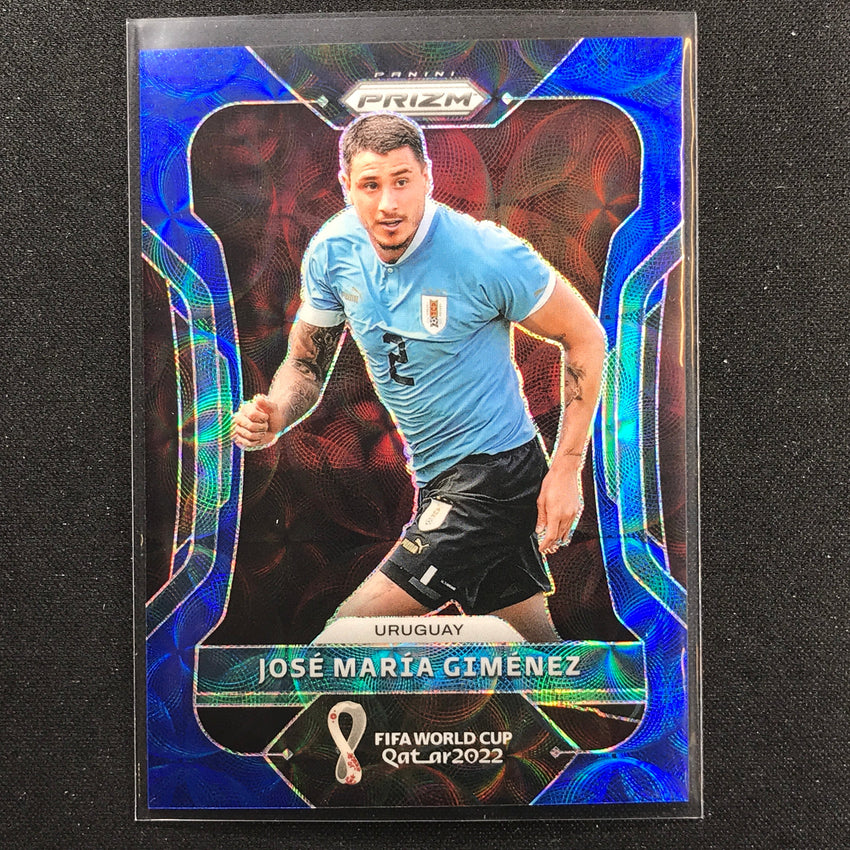 2022 Prizm Fifa World Cup Qatar Jose Maria Gimenez Choice Blue 57/135