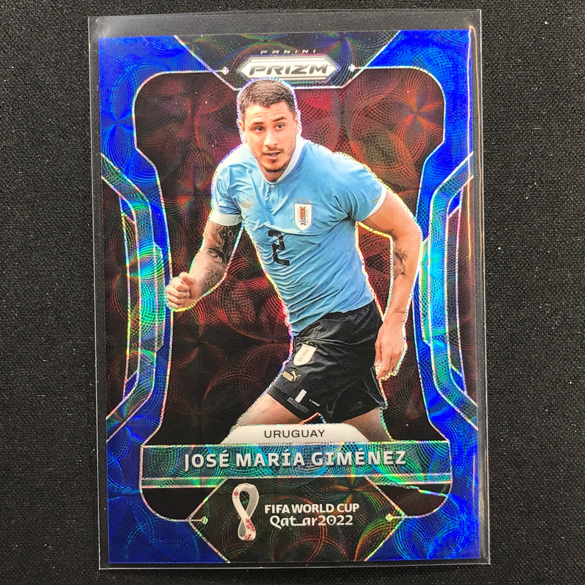 2022 Prizm Fifa World Cup Qatar Jose Maria Gimenez Choice Blue 84/135