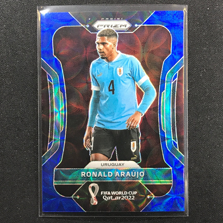2022 Prizm Fifa World Cup Qatar Ronald Araujo Choice Blue 44/135