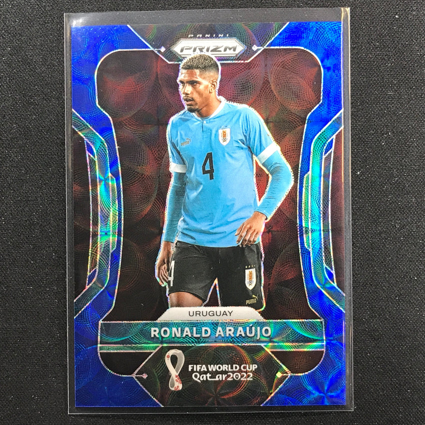 2022 Prizm Fifa World Cup Qatar Ronald Araujo Choice Blue 92/135
