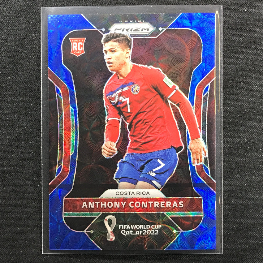 2022 Prizm Fifa World Cup Qatar Anthony Contreras Rookie Choice Blue 130/135