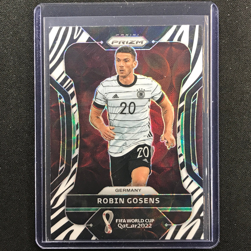 2022 Prizm FIFA World Cup Qatar ROBIN GOSENS Choice Zebra SSP #116