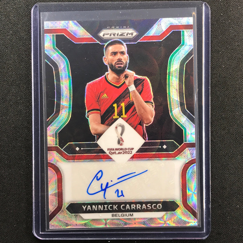 2022 Prizm Fifa World Cup Qatar Yannick Carrasco Choice Signatures Auto No Yc