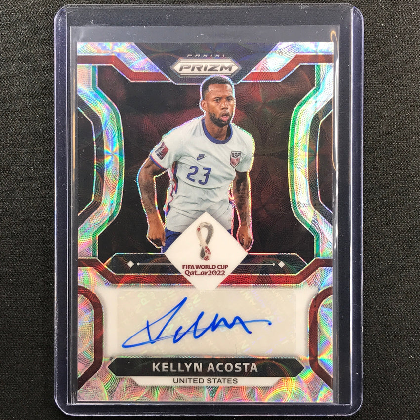 2022 Prizm FIFA World Cup Qatar KELLYN ACOSTA Choice Signatures Auto #KAC