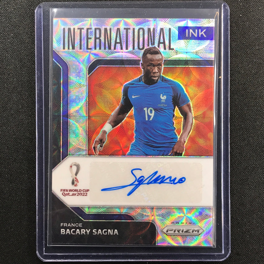 2022 Prizm FIFA World Cup Qatar BACARY SAGNA Choice International Ink Auto #BSG