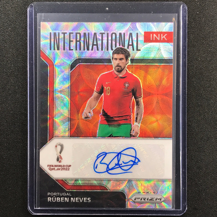 2022 Prizm Fifa World Cup Qatar Ruben Neves Choice International Ink Auto No Rn