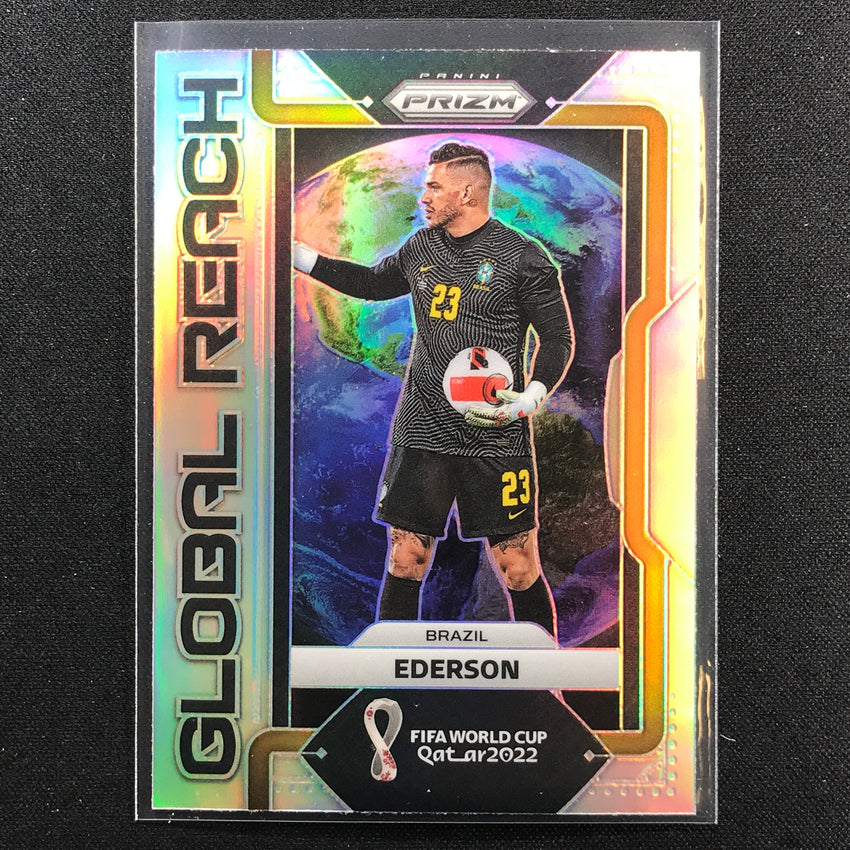 2022 Prizm FIFA World Cup Qatar EDERSON Global Reach Silver #20