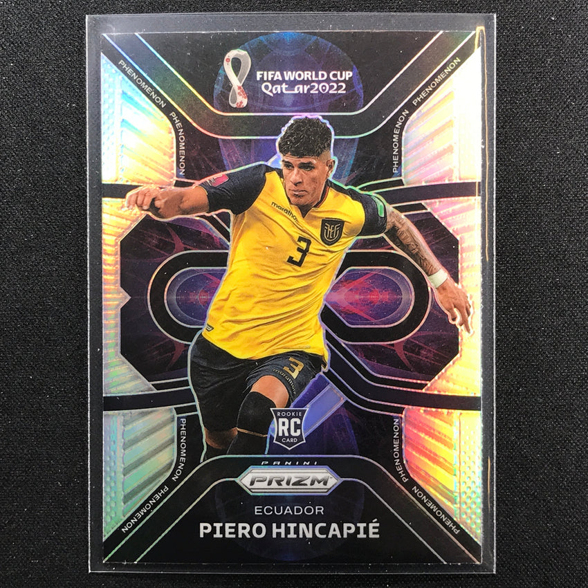 2022 Prizm Fifa World Cup Qatar Piero Hincapie Rookie Phenomenon Silver No 2