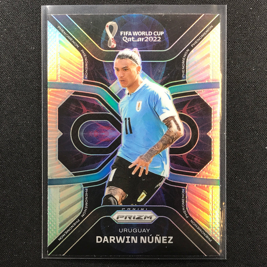 2022 Prizm Fifa World Cup Qatar Darwin Nunez Phenomenon Silver No 29