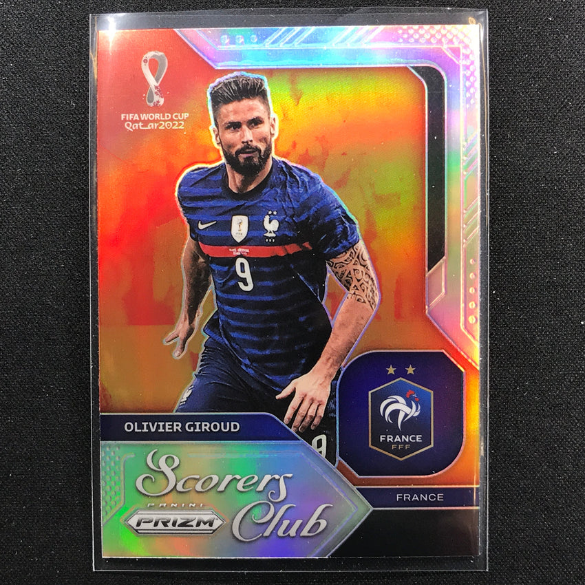 2022 Prizm FIFA World Cup Qatar OLIVIER GIROUD Scorers Club Silver #6