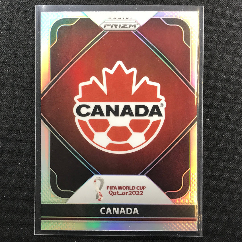 2022 Prizm FIFA World Cup Qatar CANADA Team Badges Silver #5
