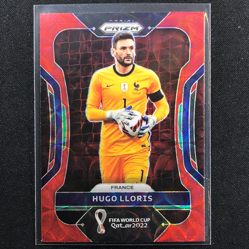 2022 Prizm FIFA World Cup Qatar HUGO LLORIS Choice Red Scope #98