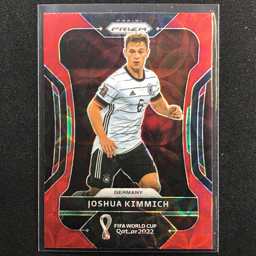 2022 Prizm FIFA World Cup Qatar JOSHUA KIMMICH Choice Red Scope #109