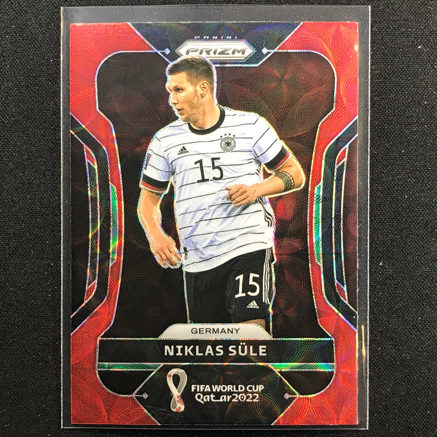 2022 Prizm FIFA World Cup Qatar NIKLAS SULE Choice Red Scope #115