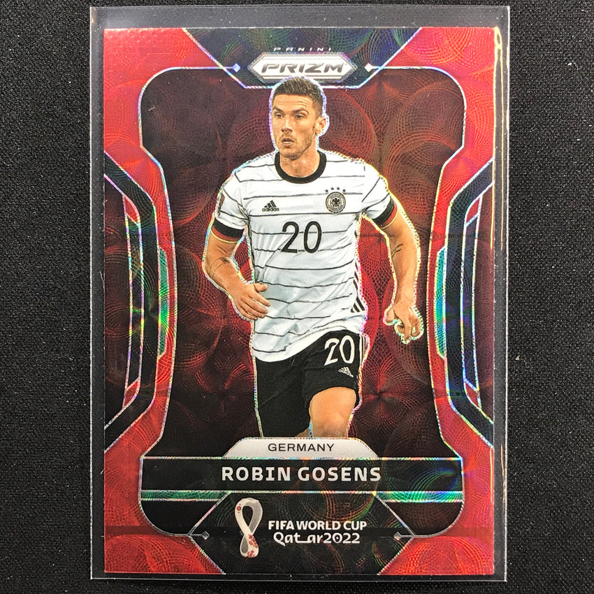 2022 Prizm FIFA World Cup Qatar ROBIN GOSENS Choice Red Scope #116