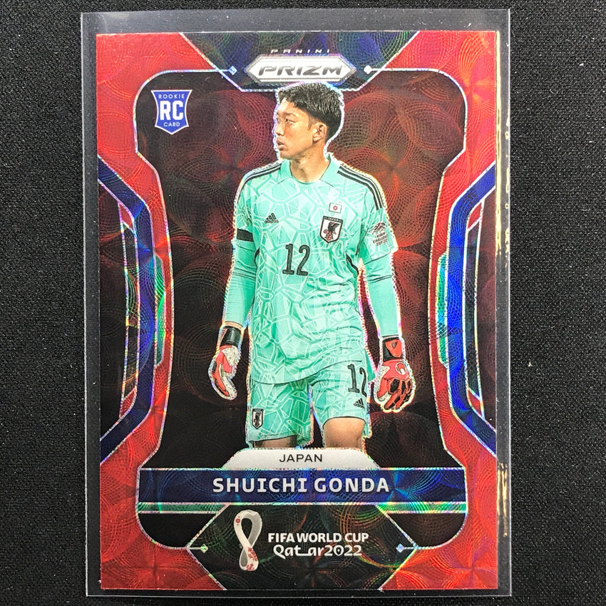 2022 Prizm FIFA World Cup Qatar SHUICHI GONDA Rookie Choice Red Scope #131