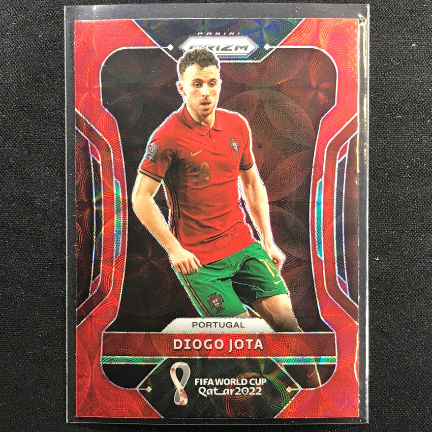 2022 Prizm FIFA World Cup Qatar DIOGO JOTA Choice Red Scope #177
