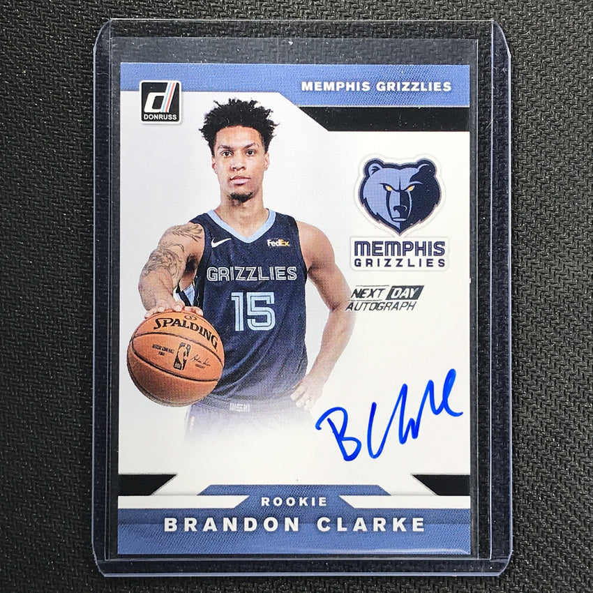 2019-20 Donruss BRANDON CLARKE Next Day Auto Rookie #BCL - #1-Cherry Collectables