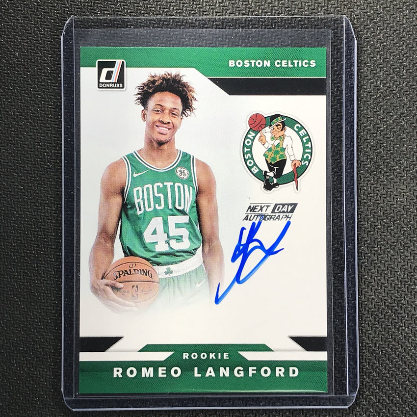 2019-20 Donruss ROMEO LANGFORD Next Day Auto Rookie #GWL - #2-Cherry Collectables