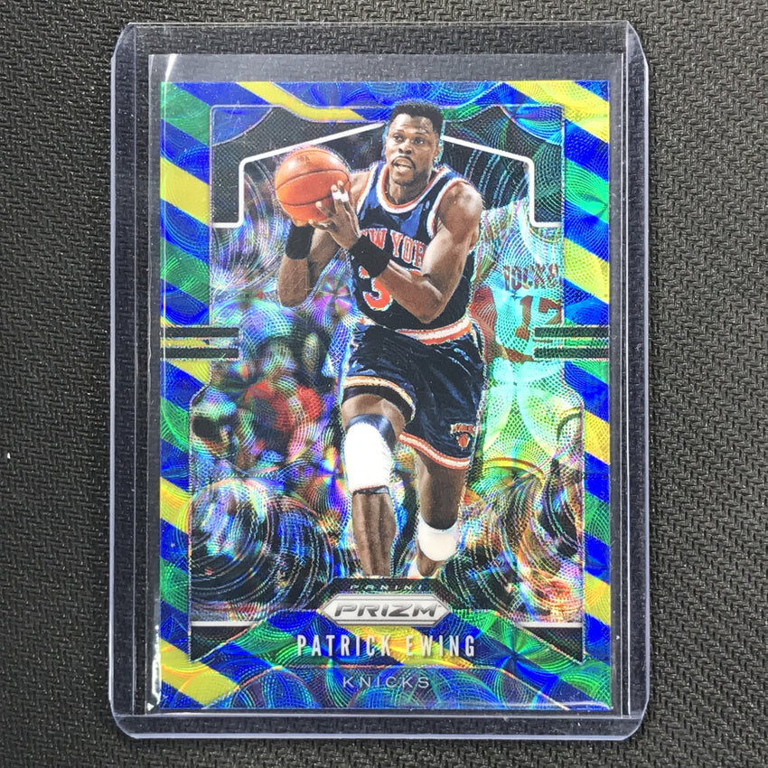 2019-20 Prizm PATRICK EWING Blue Yellow Green Prizm #13-Cherry Collectables