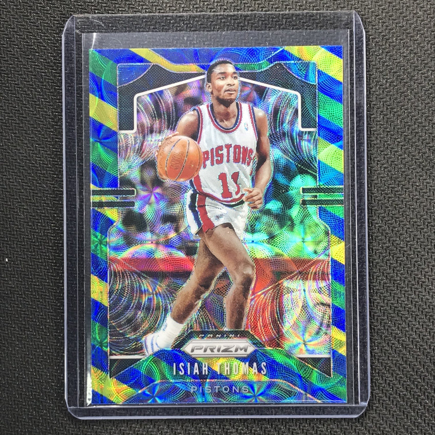 2019-20 Prizm ISIAH THOMAS Blue Yellow Green Prizm #30-Cherry Collectables