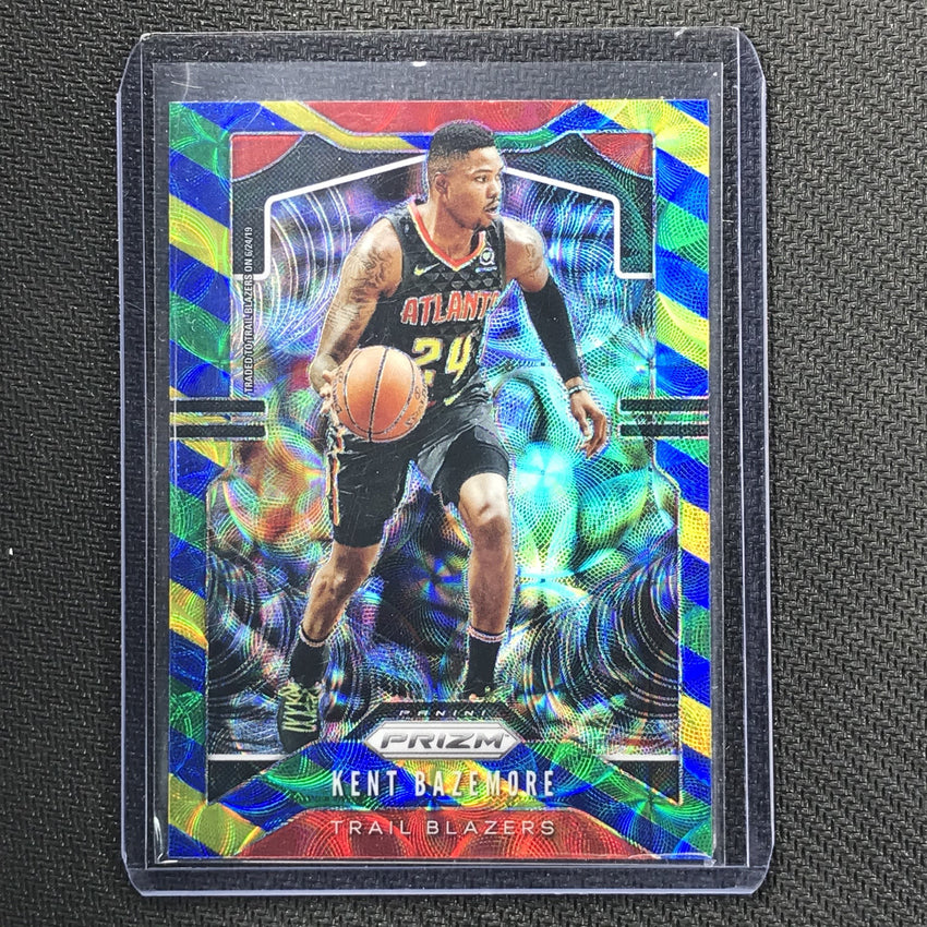 2019-20 Prizm KENT BAZEMORE Blue Yellow Green Prizm #35-Cherry Collectables
