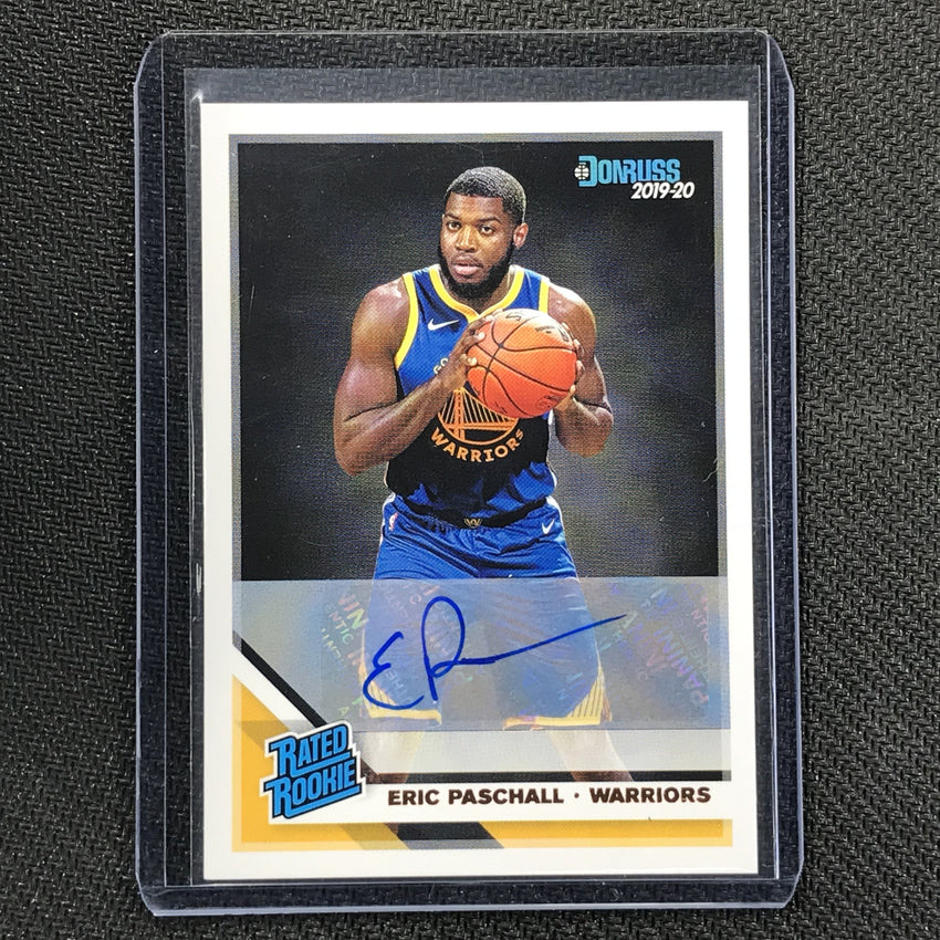 2019-20 Donruss ERIC PASCHALL Rated Rookie Auto #238 - 2-Cherry Collectables