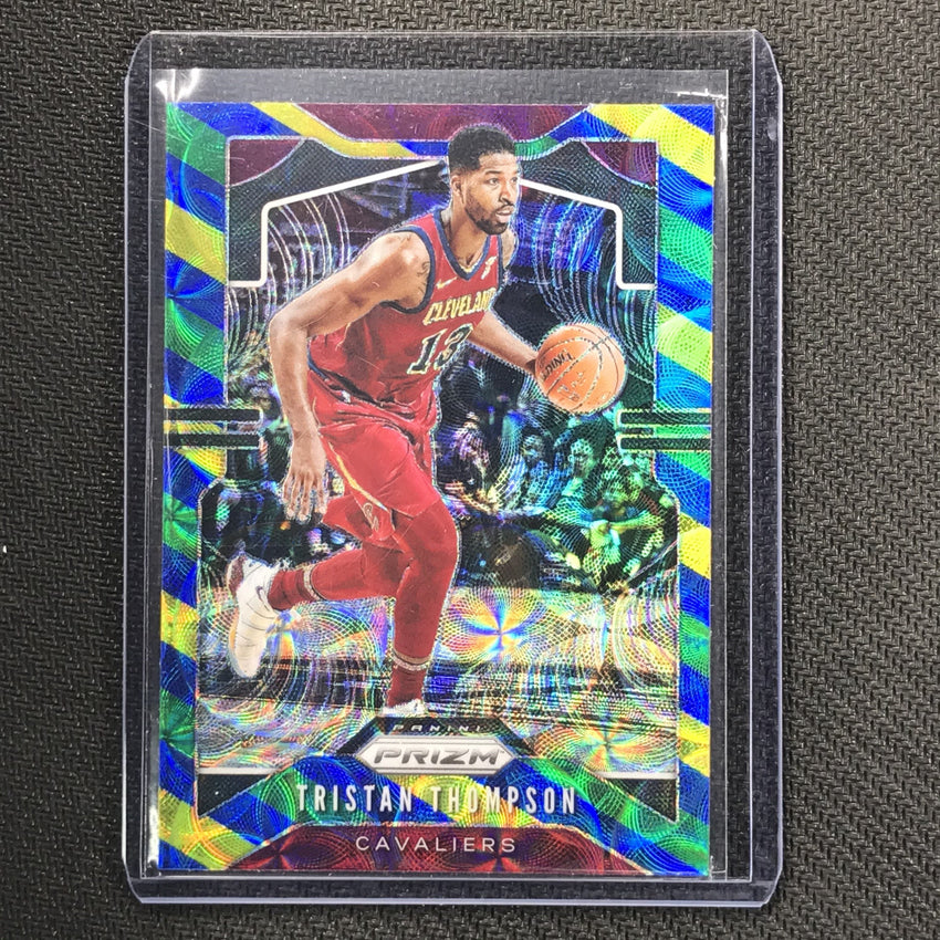 2019-20 Prizm TRISTAN THOMPSON Blue Yellow Green Prizm #72-Cherry Collectables