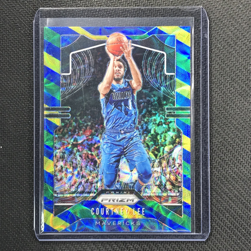 2019-20 Prizm COURTNEY LEE Blue Yellow Green Prizm #79-Cherry Collectables