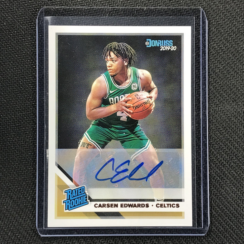 2019-20 Donruss CARSEN EDWARDS Rated Rookie Auto #231 - 1-Cherry Collectables