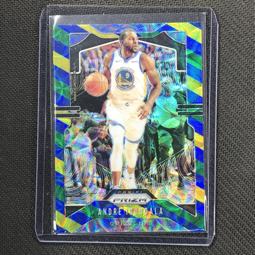 2019-20 Prizm ANDRE IGUODALA Blue Yellow Green Prizm #102-Cherry Collectables