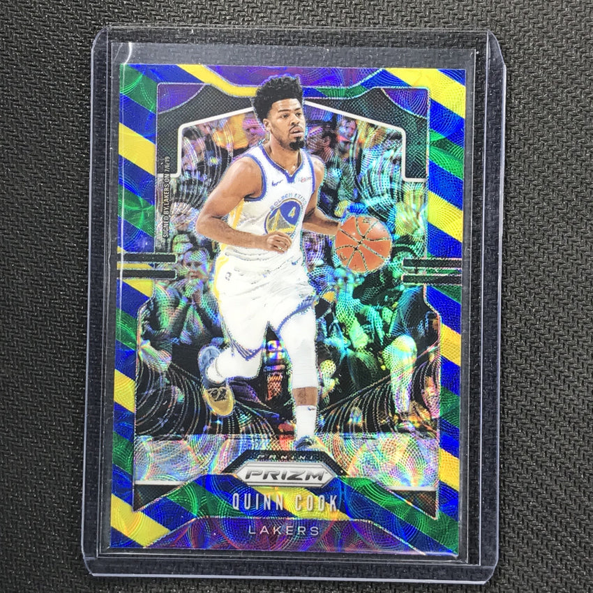 2019-20 Prizm QUINN COOK Blue Yellow Green Prizm #105-Cherry Collectables