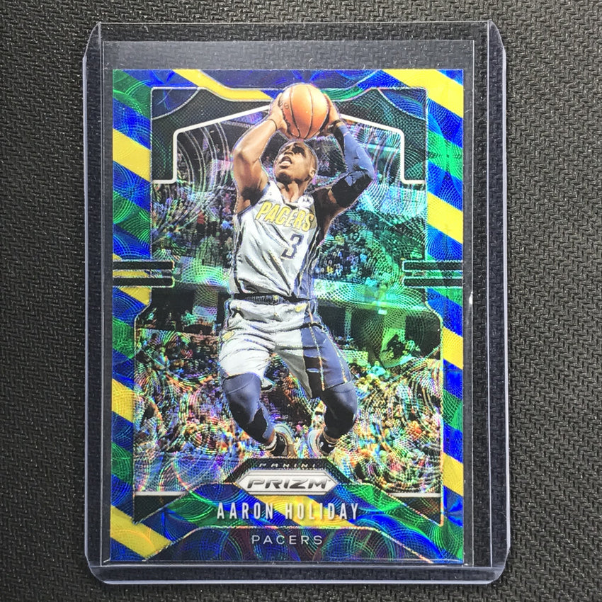 2019-20 Prizm AARON HOLIDAY Blue Yellow Green Prizm #115 1-Cherry Collectables