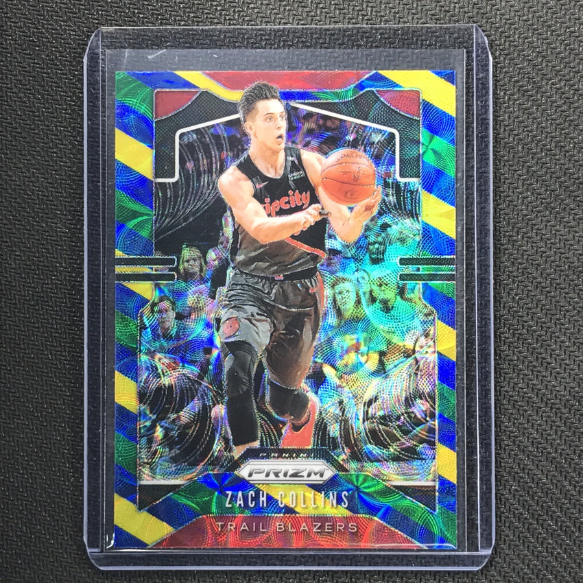 2019-20 Prizm ZACH COLLINS Blue Yellow Green Prizm #116-Cherry Collectables