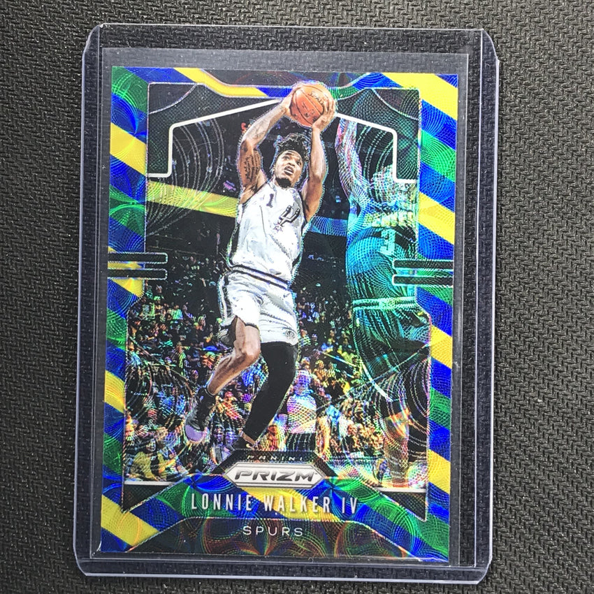 2019-20 Prizm LONNIE WALKER IV Blue Yellow Green Prizm #139-Cherry Collectables