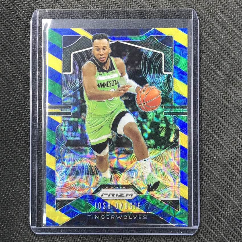 2019-20 Prizm JOSH OKOGIE Blue Yellow Green Prizm #163-Cherry Collectables