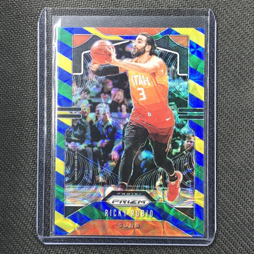 2019-20 Prizm RICKY RUBIO Blue Yellow Green Prizm #167 1-Cherry Collectables
