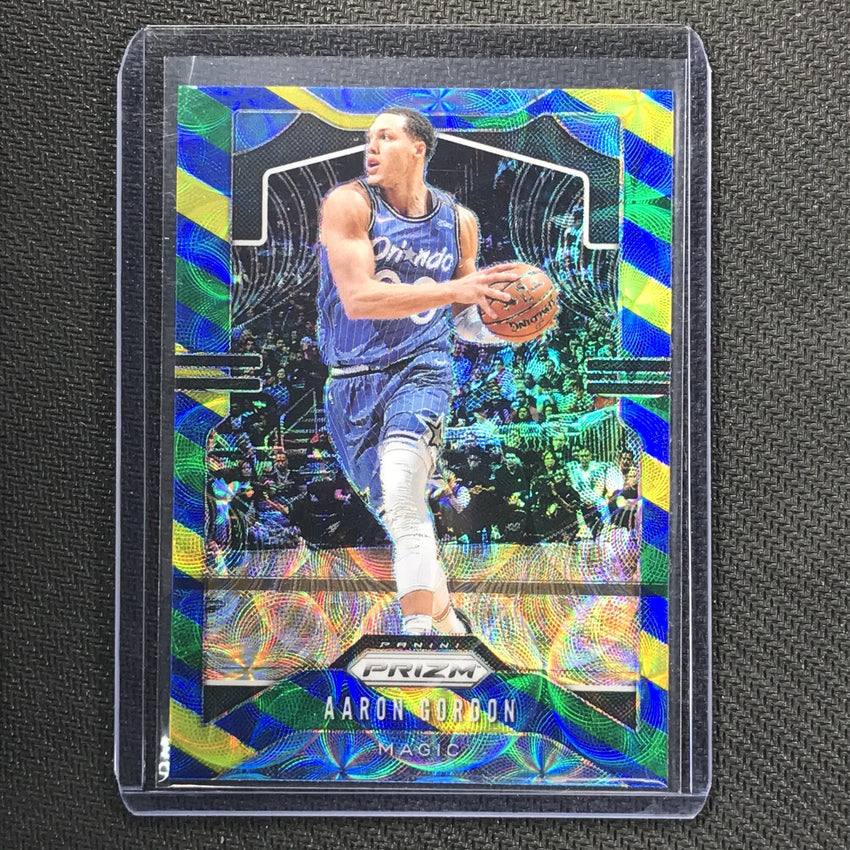 2019-20 Prizm AARON GORDON Blue Yellow Green Prizm #190-Cherry Collectables