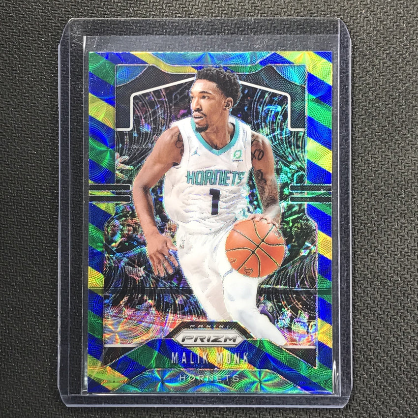 2019-20 Prizm MALIK MONK Blue Yellow Green Prizm #205-Cherry Collectables