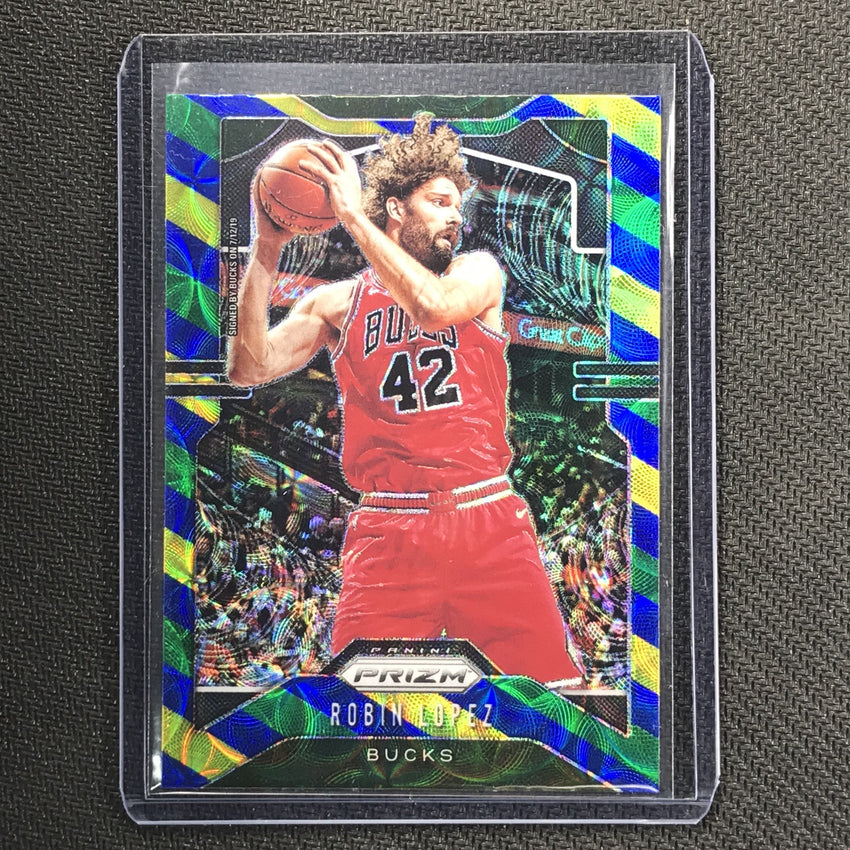 2019-20 Prizm ROBIN LOPEZ Blue Yellow Green Prizm #206-Cherry Collectables