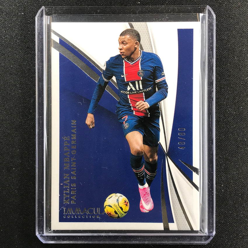 2021 Immaculate Kylian Mbappe Base No 76 48/80