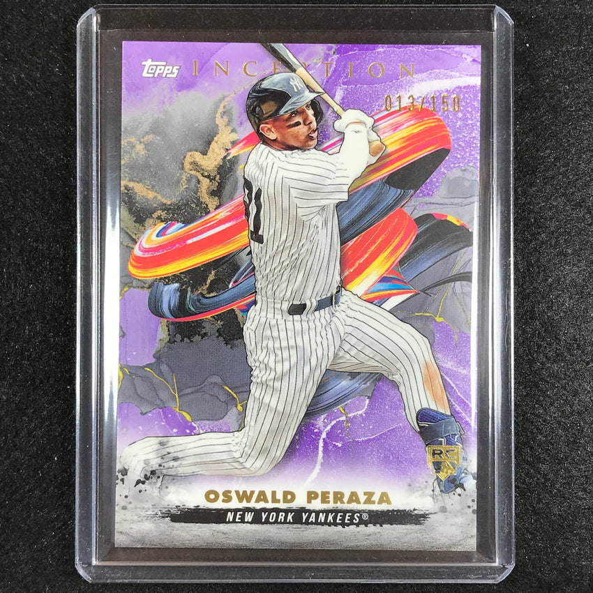 2023 Inception Oswald Peraza Rookie Base Purple 13/150