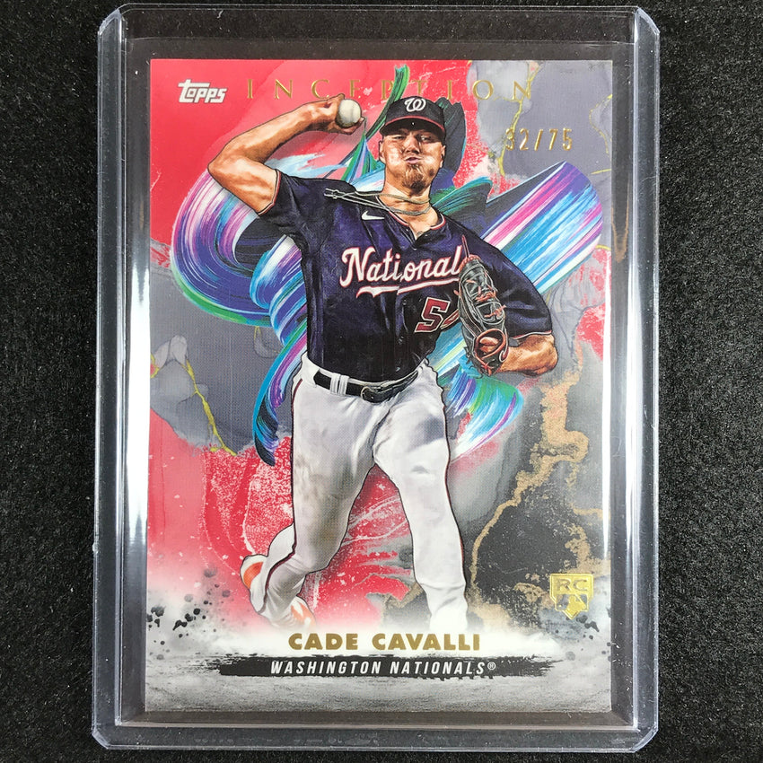 2023 Inception Cade Cavalli Rookie Base Red 32/75