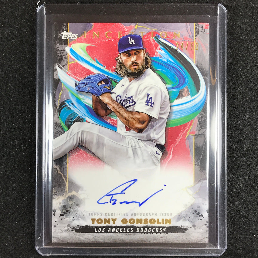 2023 Inception Tony Gonsolin Rookies And Emerging Stars Auto Red 24/50