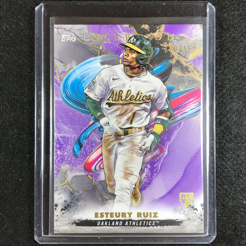 2023 Inception Esteury Ruiz Rookie Base Purple 138/150